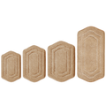 Soft Absorbent Bath Mat, Non-Slip TPR Backing, Machine Washable