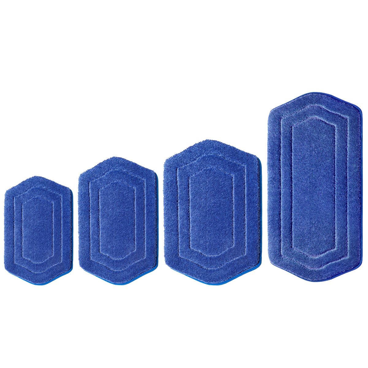 Soft Absorbent Bath Mat, Non-Slip TPR Backing, Machine Washable