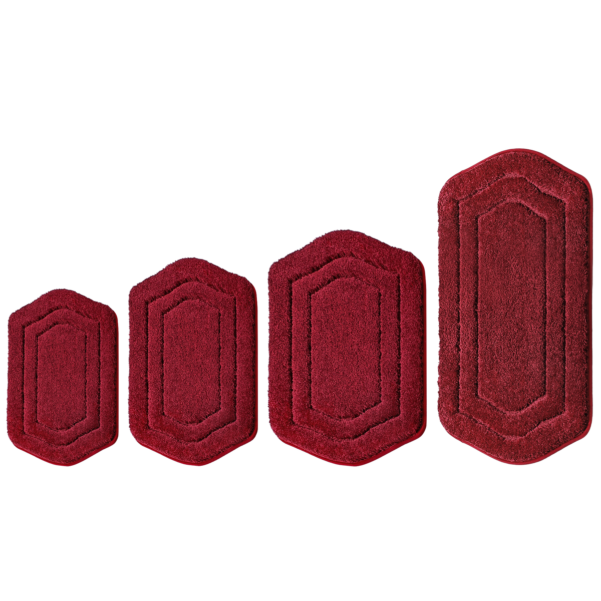Soft Absorbent Bath Mat, Non-Slip TPR Backing, Machine Washable