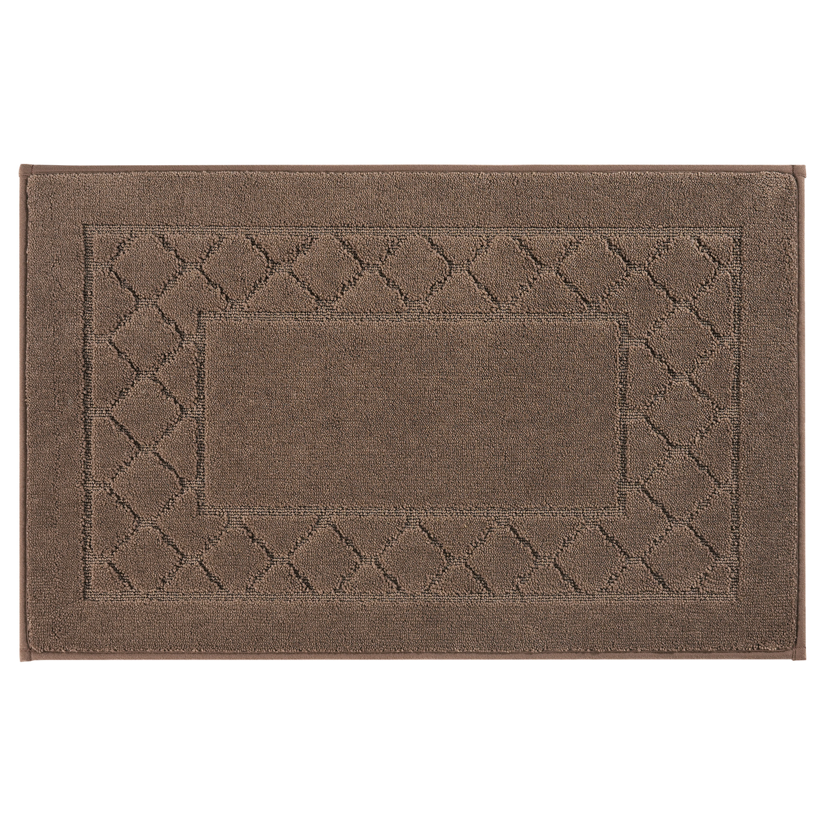 Absorbent Door Mat with Raised Geometric Pattern, Non-Slip Indoor Entryway Rug for Front Door, Kitchen, Bathroom, and Mudroom