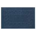 Absorbent Door Mat with Raised Geometric Pattern, Non-Slip Indoor Entryway Rug for Front Door, Kitchen, Bathroom, and Mudroom