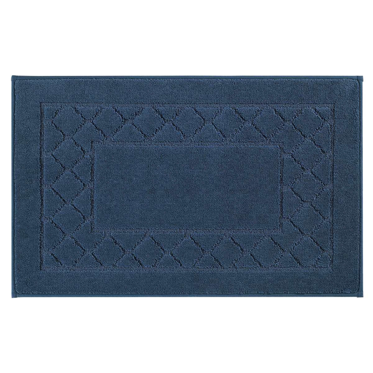Absorbent Door Mat with Raised Geometric Pattern, Non-Slip Indoor Entryway Rug for Front Door, Kitchen, Bathroom, and Mudroom