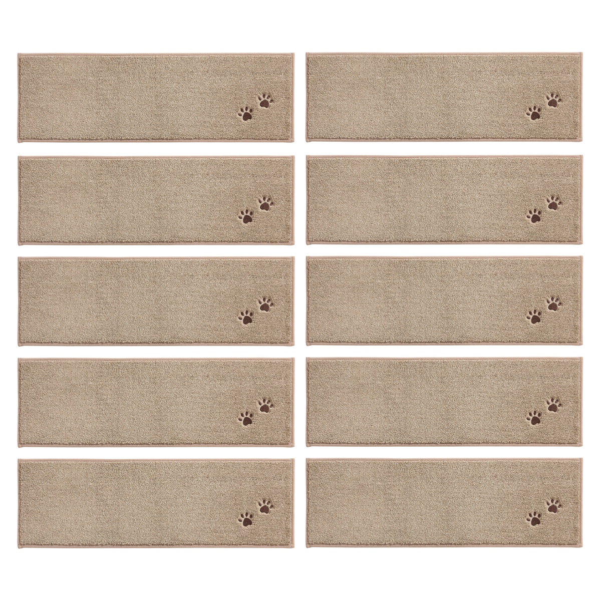 Dog Paw Carpet Stair Treads