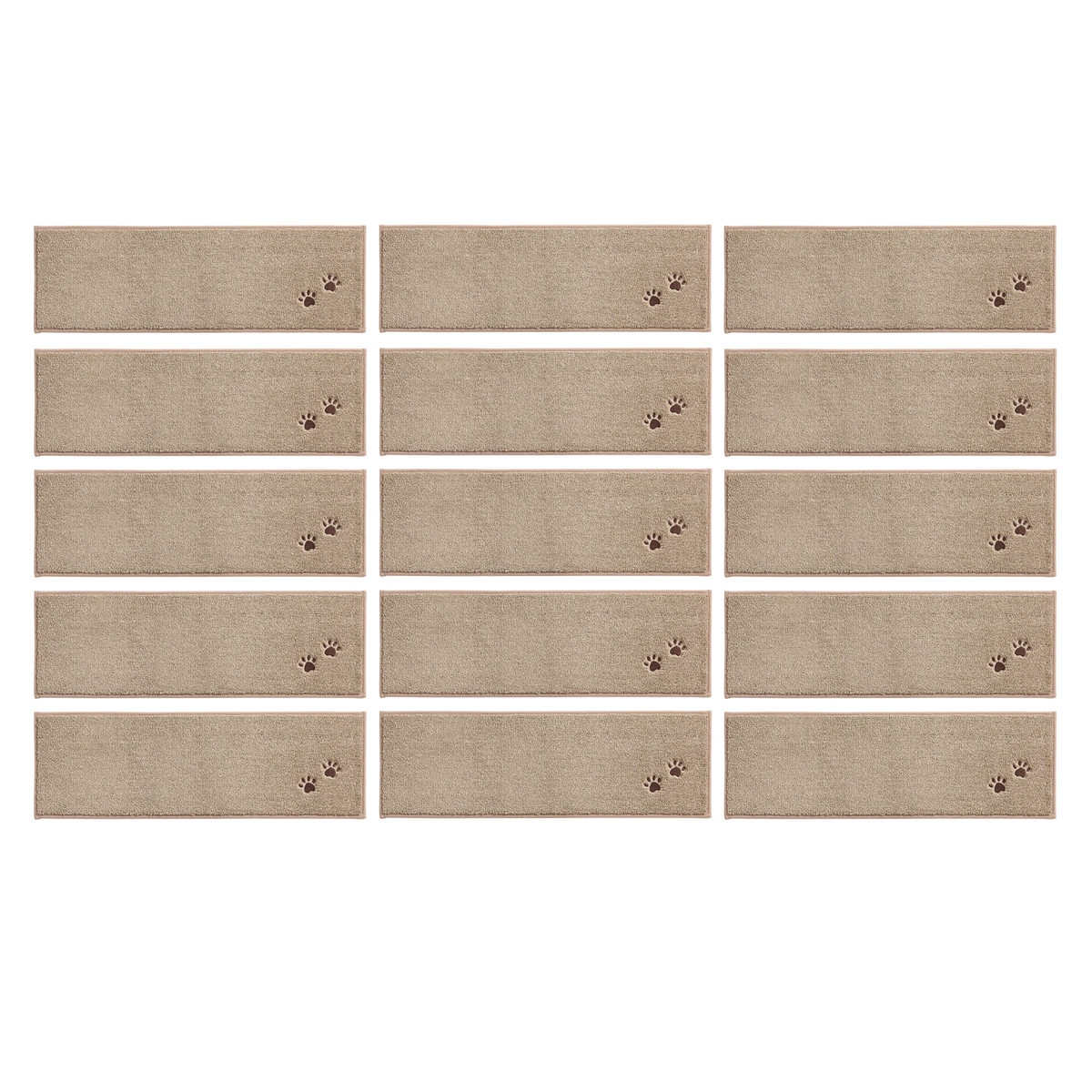 Dog Paw Carpet Stair Treads