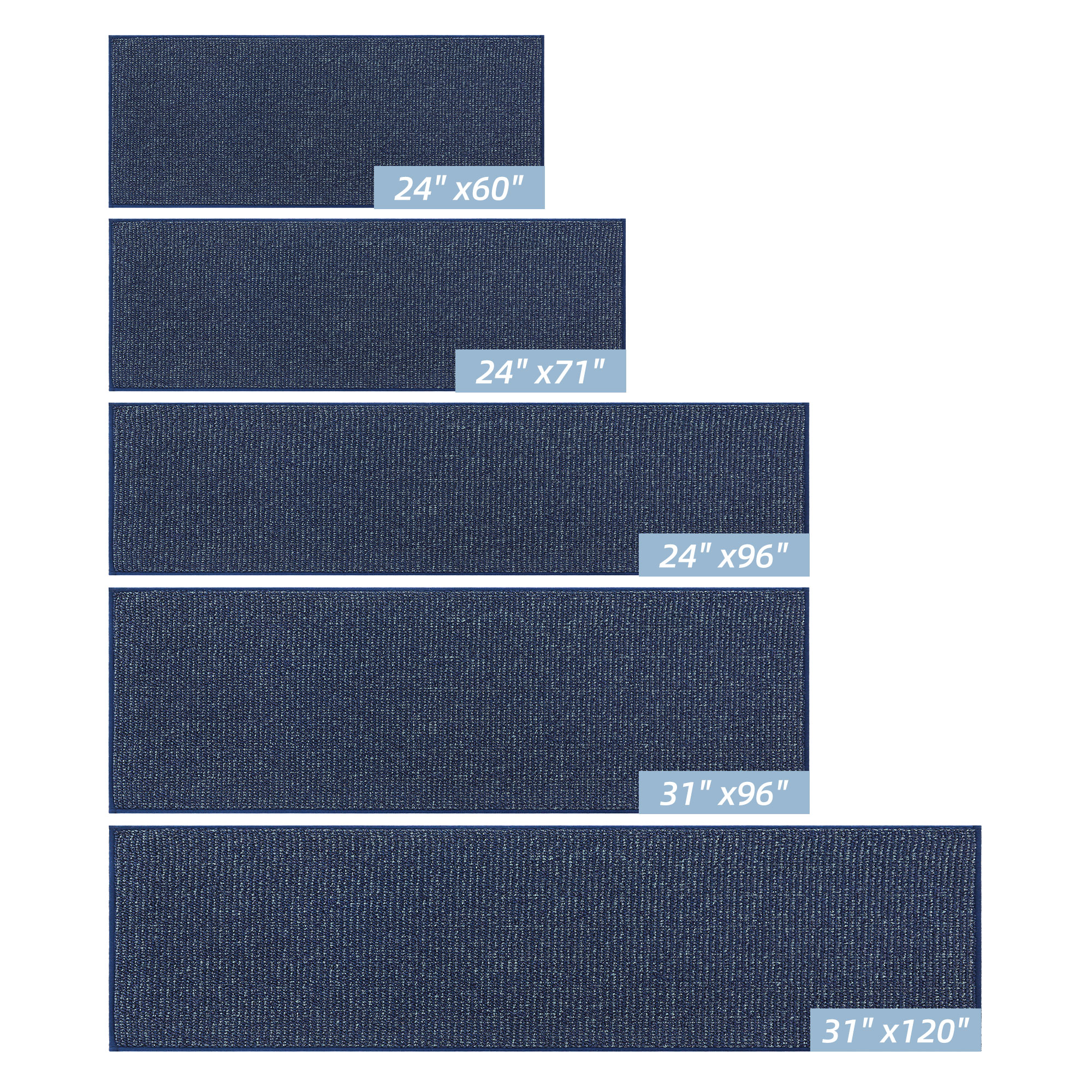 Non-Slip Front Door Mat, Absorbent Entryway Rug, Machine Washable