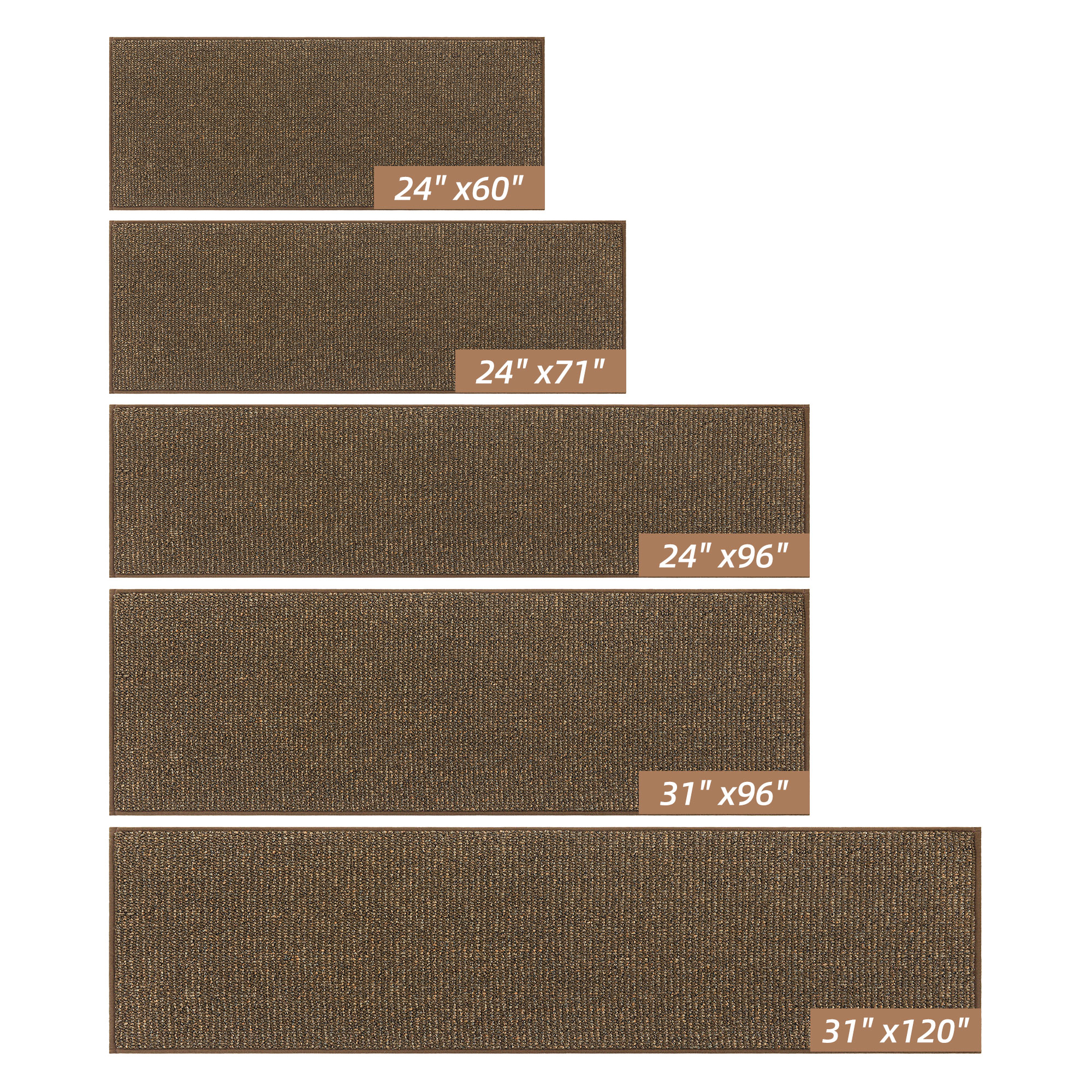 Non-Slip Front Door Mat, Absorbent Entryway Rug, Machine Washable