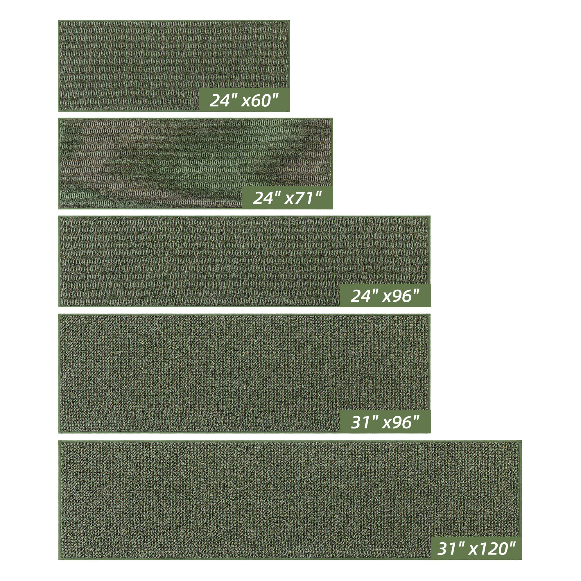 Non-Slip Front Door Mat, Absorbent Entryway Rug, Machine Washable